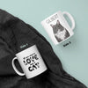 Double-Sided Coffee Mug - Cat Love