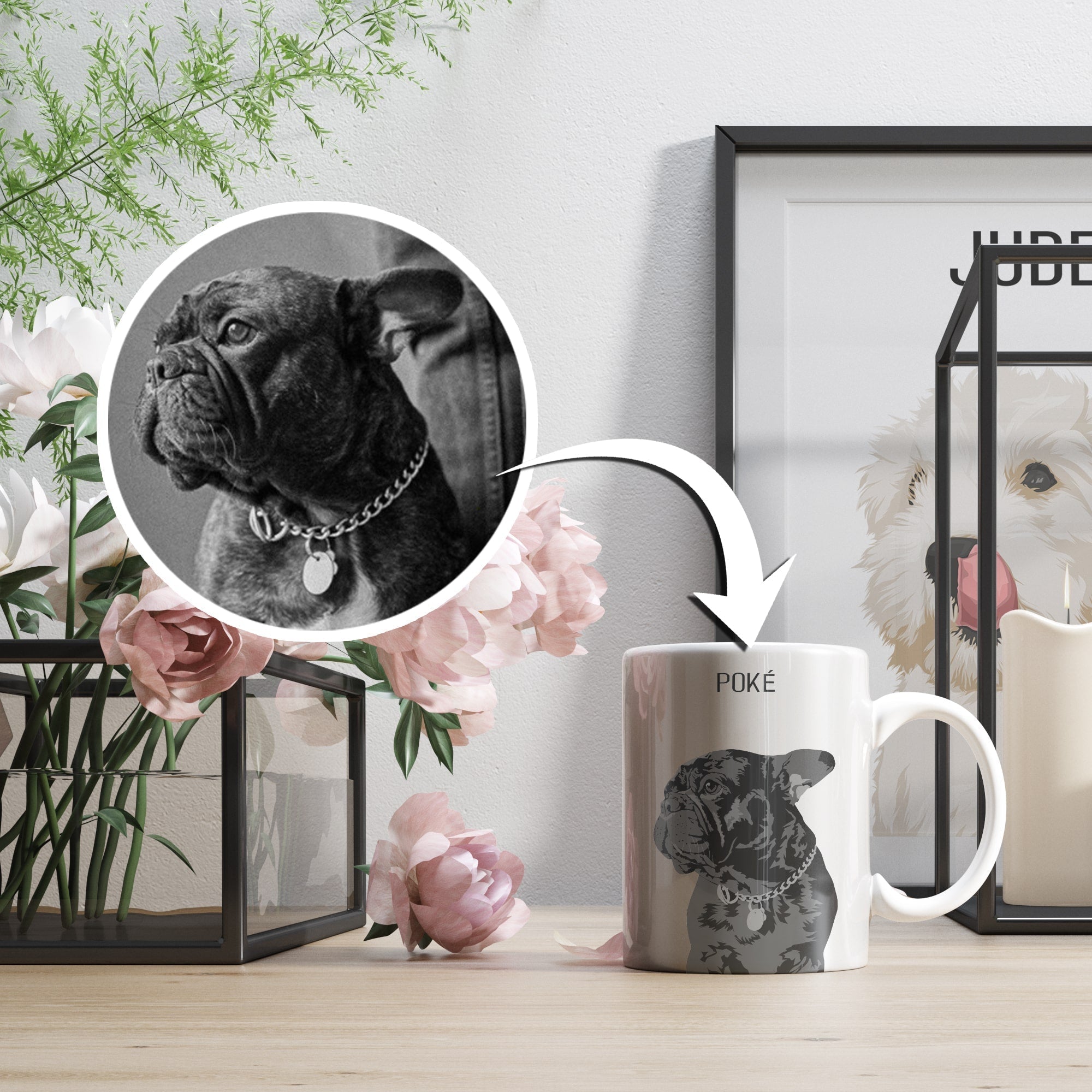 Double-Sided Coffee Mug - Cat Love - Furesque