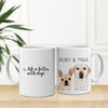 Double-Sided Coffee Mug - Life Is Better With Dogs